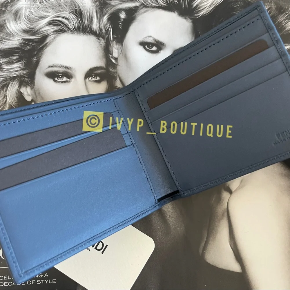 FENDI FF Vetrificato Print Billfold Men’s Wallet